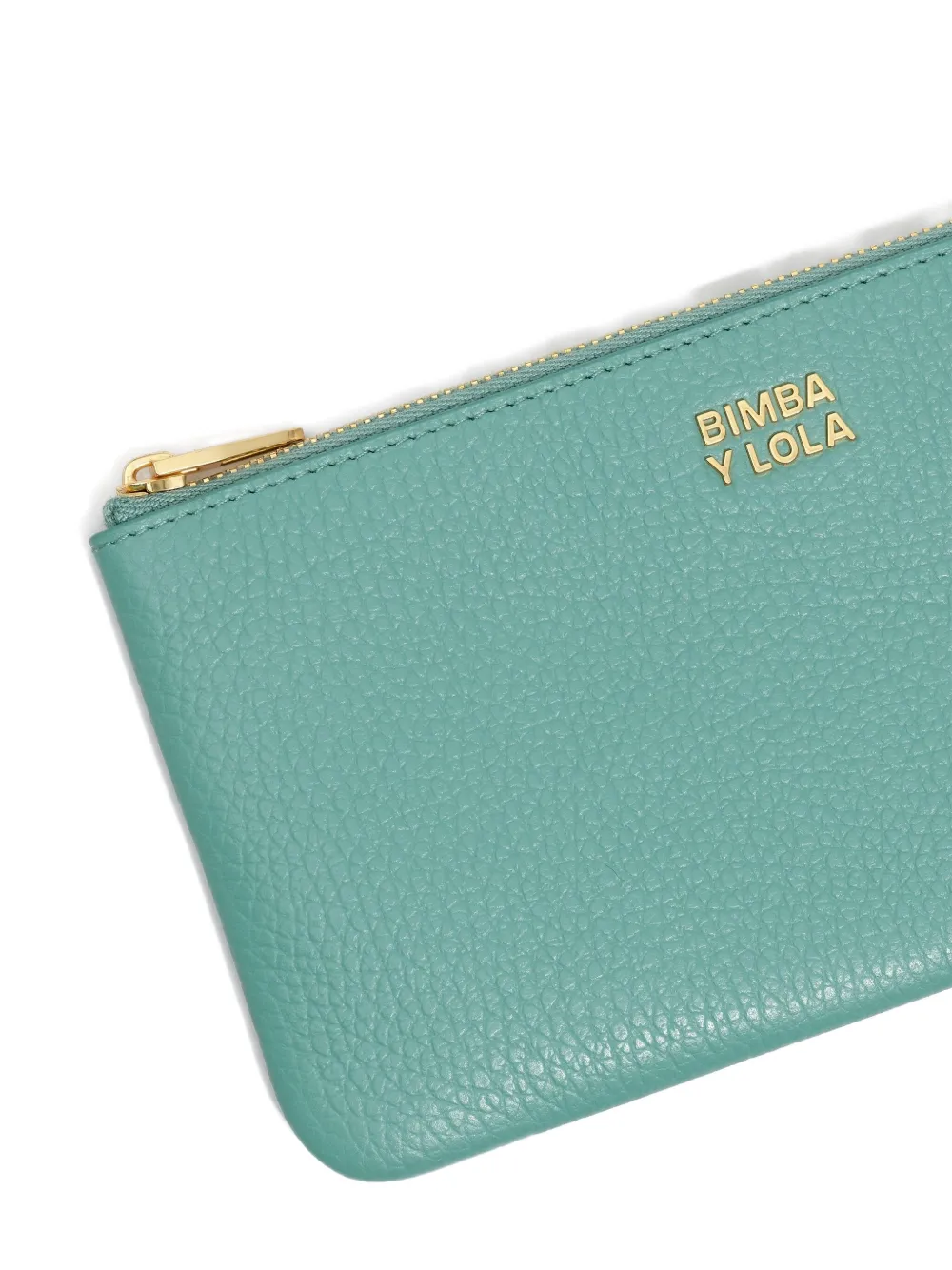 Bimba Y Lola Large Leather Coin Purse In Blue
