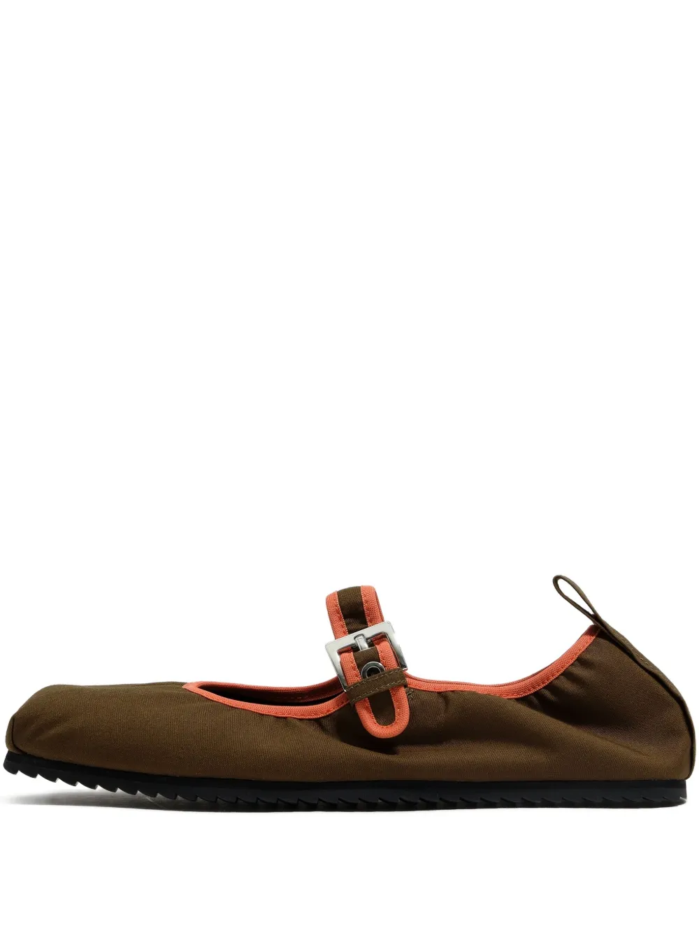 Bimba Y Lola Buckle-strap Ballet Flats In Brown