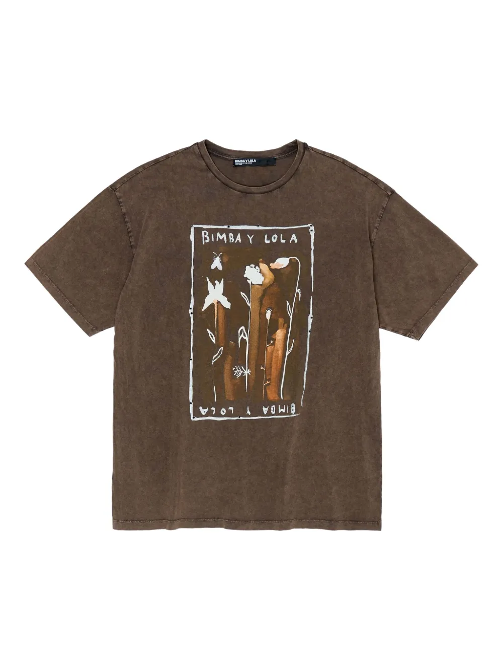 Bimba y Lola グラフィック Tシャツ - ブラウン Bimba y Lola グラフィック Tシャツ - ブラウン