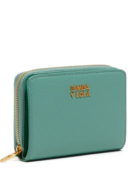 Bimba y Lola zip-around leather wallet