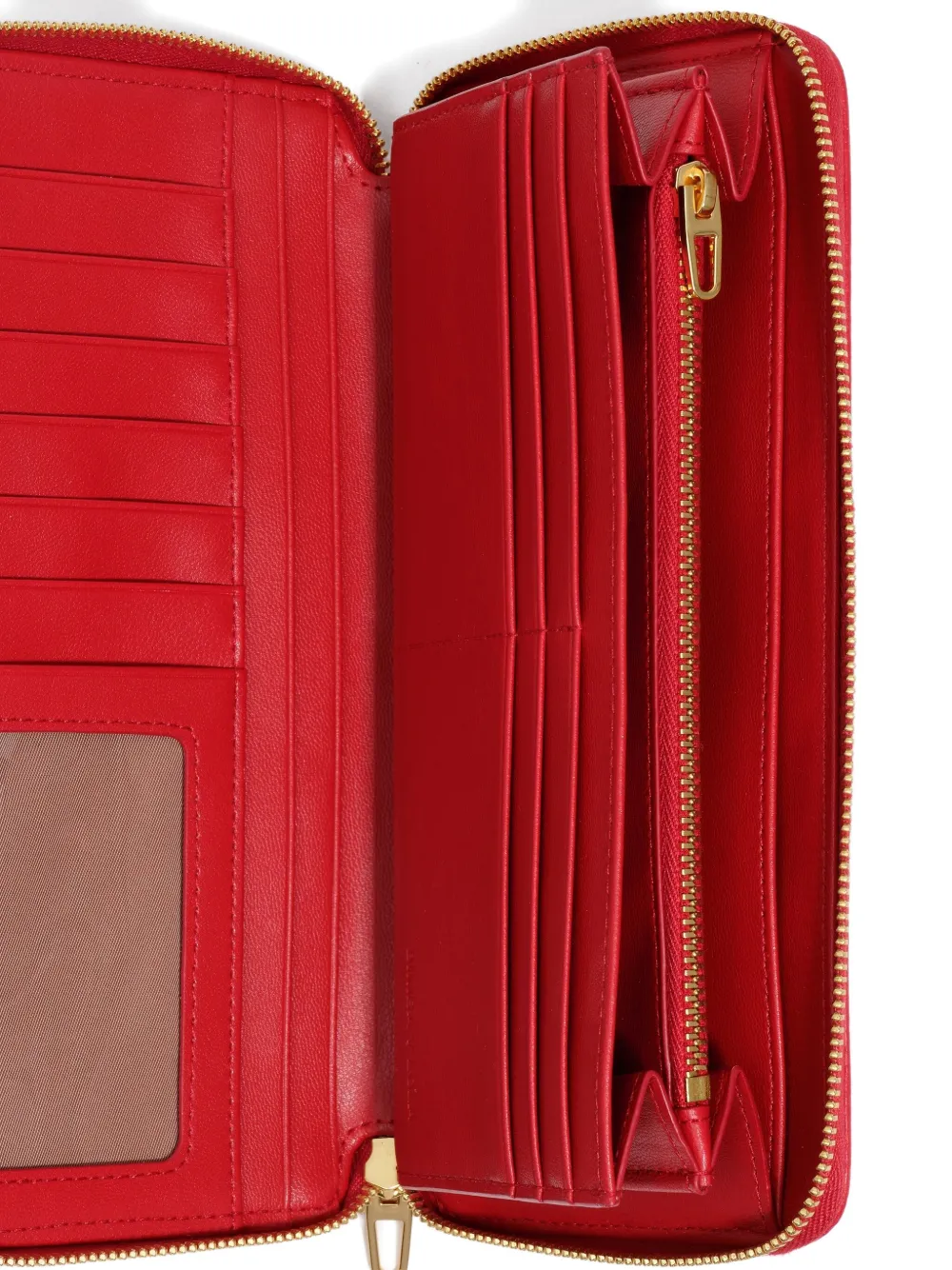 Bimba Y Lola Zip-around Leather Wallet In Red