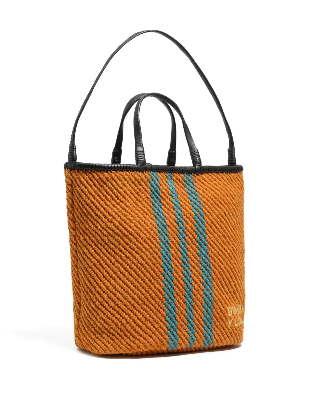 Bimba y Lola Geweven shopper Oranje