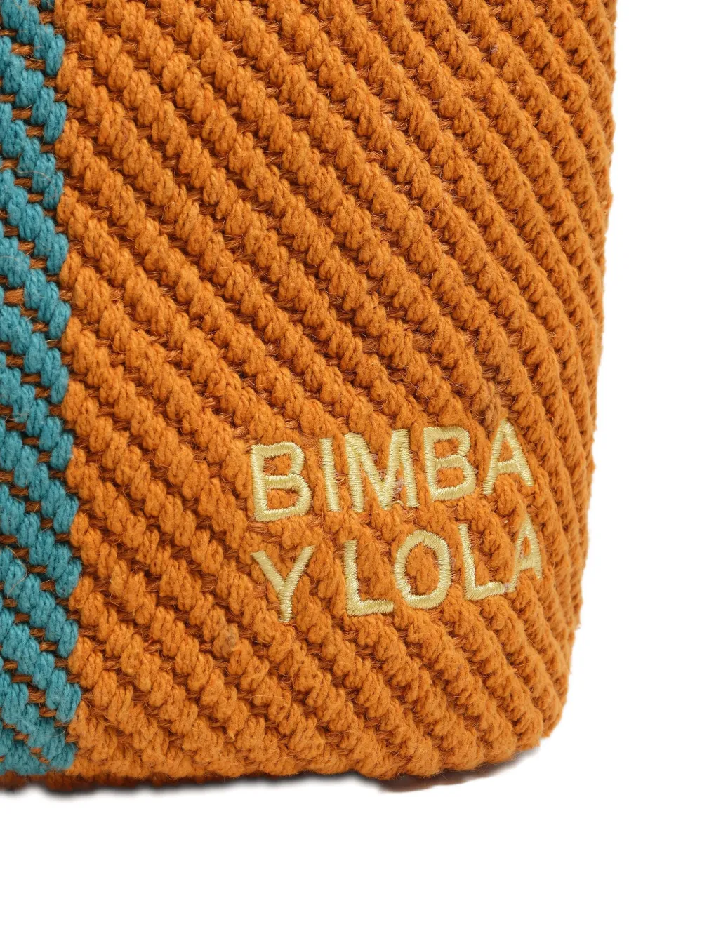 Bimba y Lola Geweven shopper Oranje