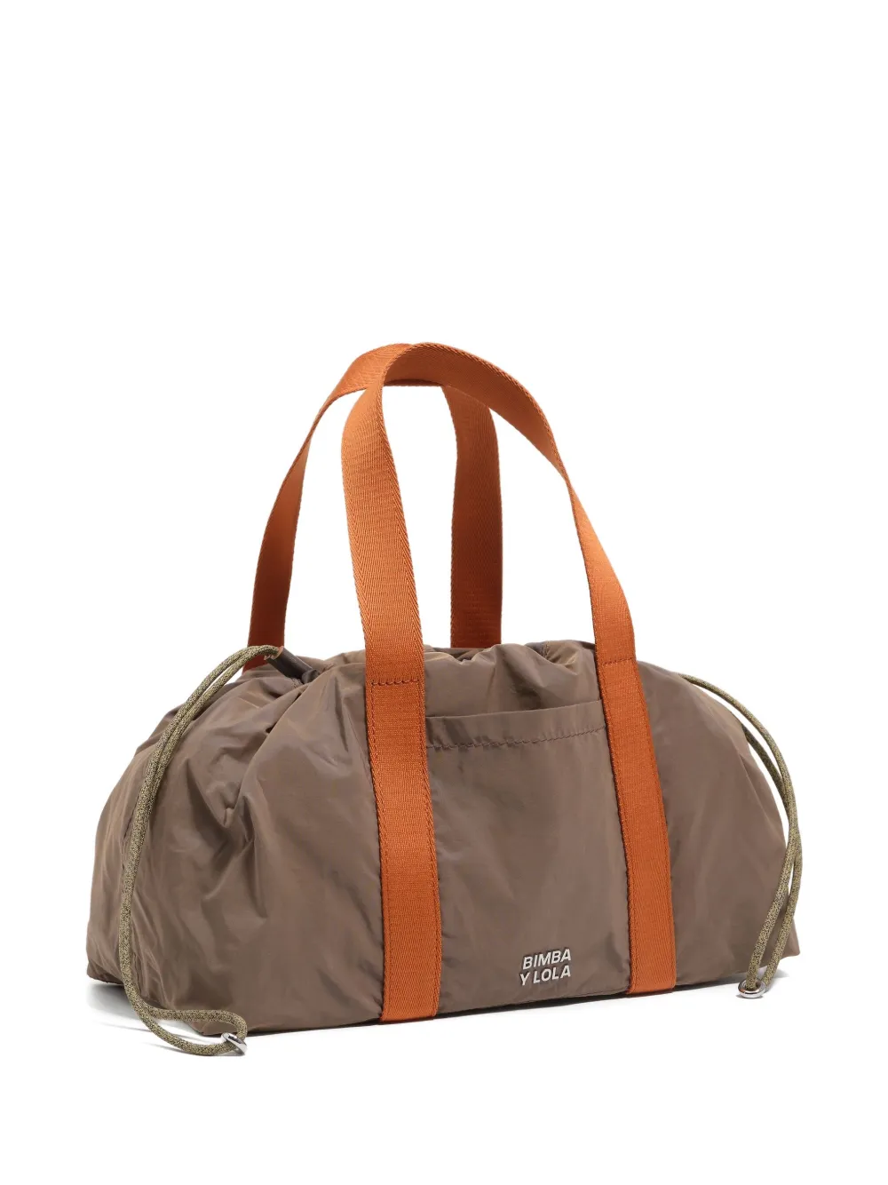 Bimba y Lola mini drawstring tote bag | Brown | Image 1
