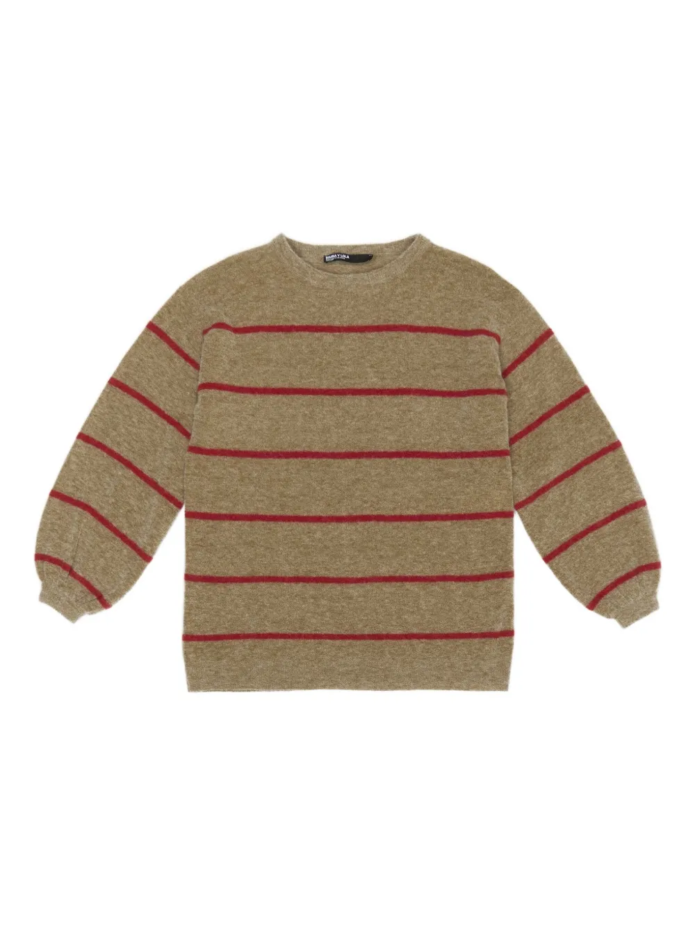 Bimba Y Lola Striped Balloon-sleeve Sweater In Multi