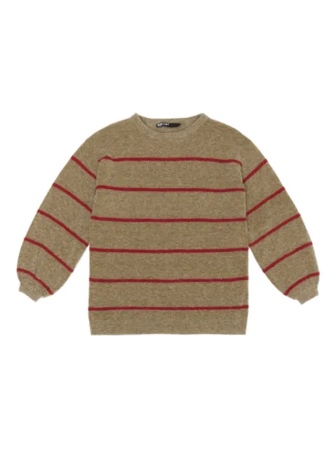 Bimba y Lola striped balloon-sleeve sweater