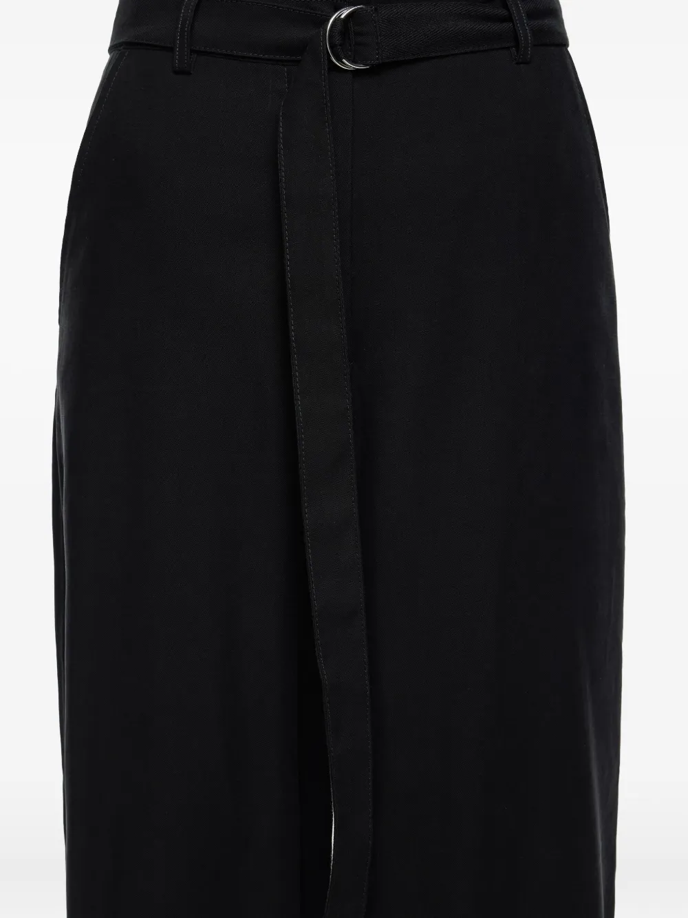 Bimba Y Lola Belted Trousers In Black