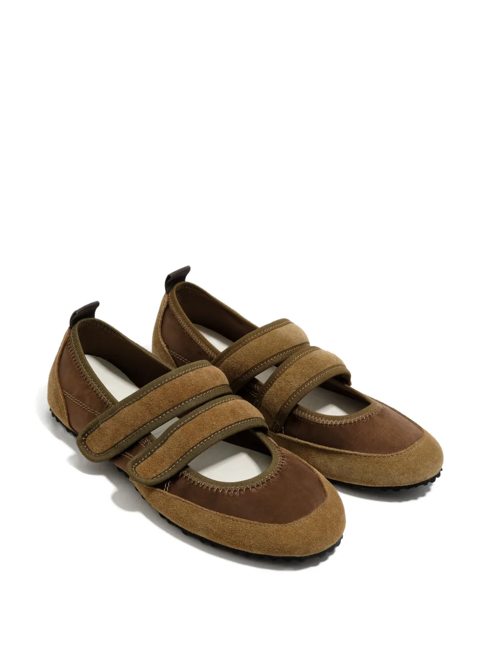 Bimba y Lola Sneaker-ballerina's met dubbele bandjes - Bruin