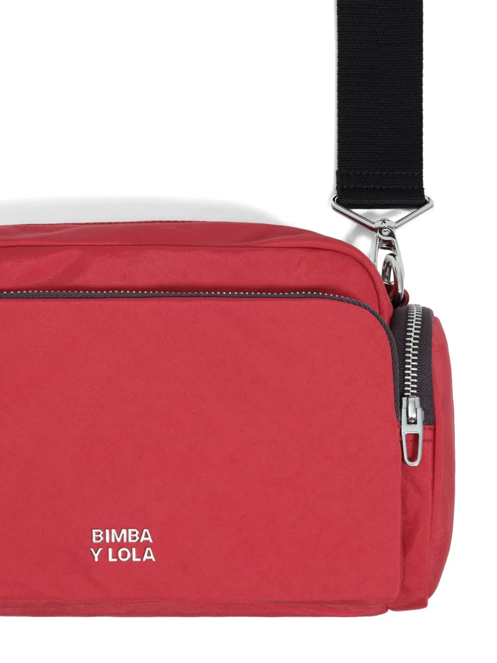 Bimba Y Lola Logo-plaque Cross Body Bag In Red