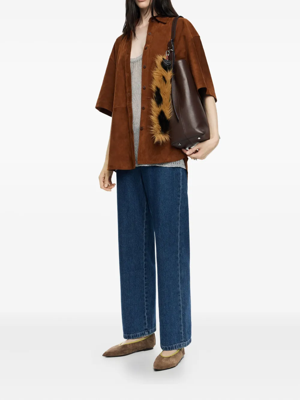 Bimba Y Lola Zip-front Pocketed Straight-leg Jeans In Blue
