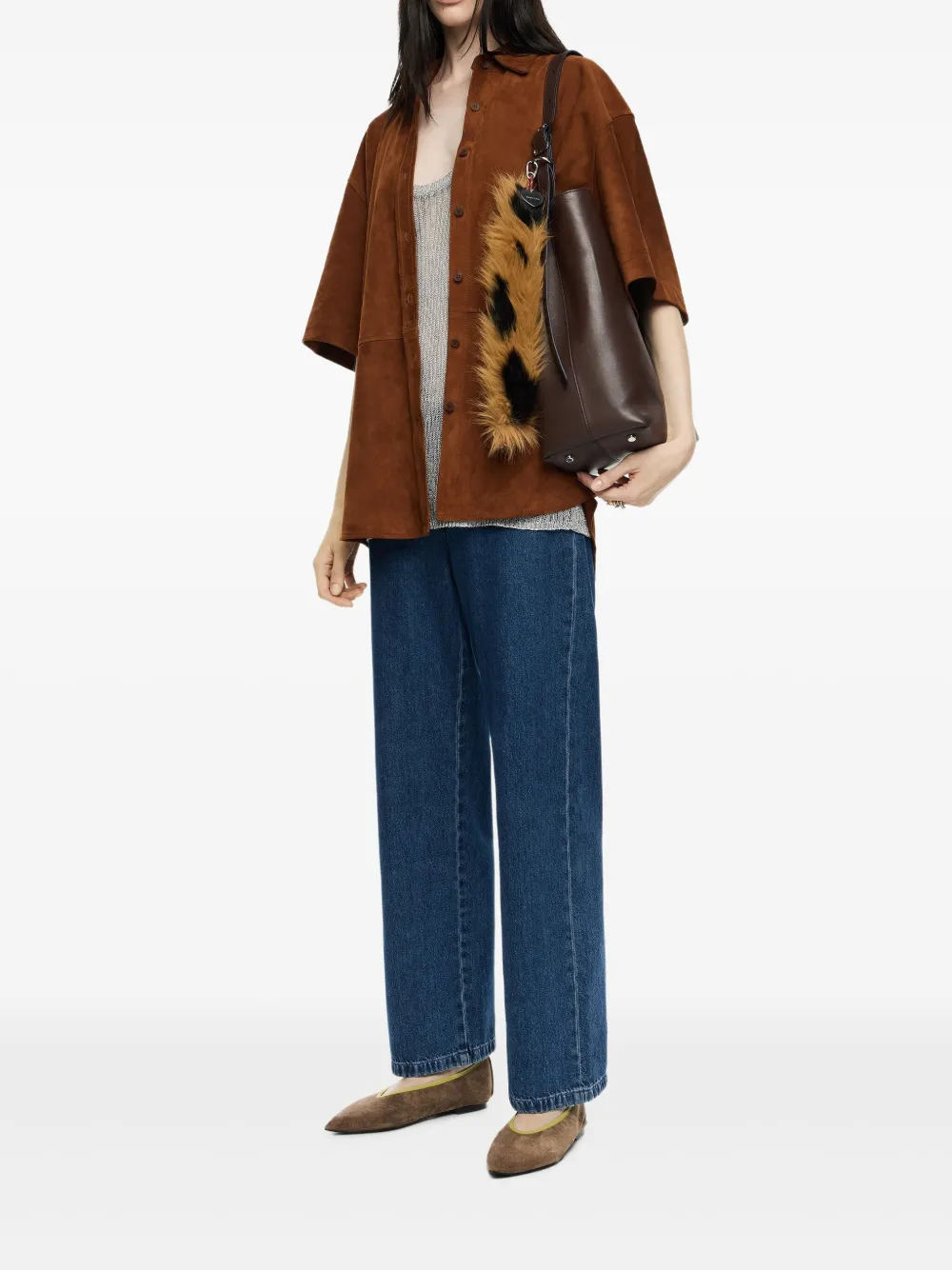 Bimba y Lola Straight jeans met zakken en rits Blauw