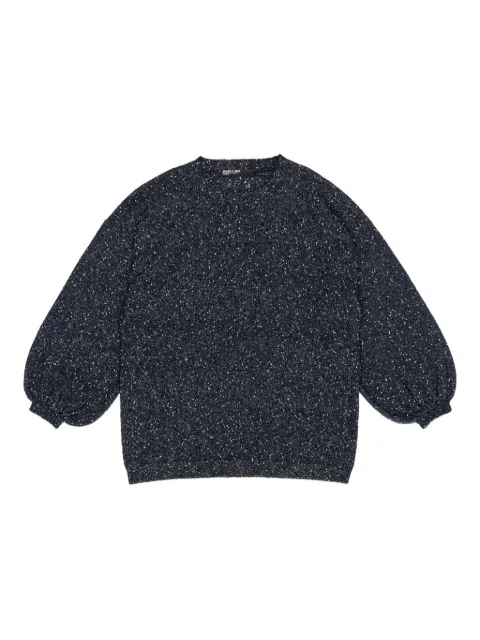 Bimba y Lola speckled balloon-sleeve sweater
