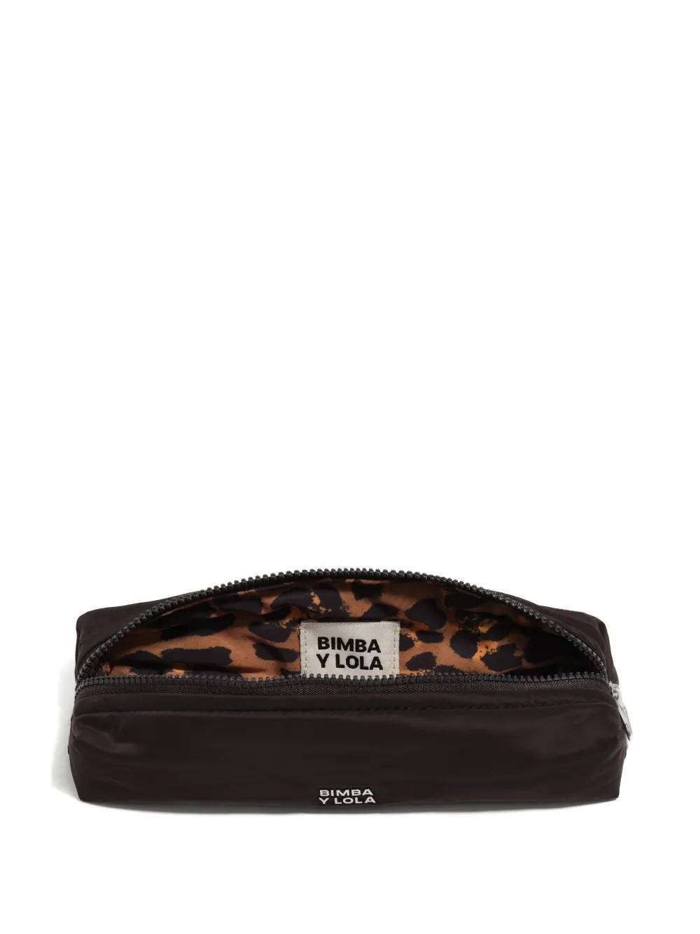 Bimba y Lola Make-up tas met logoplakkaat Zwart