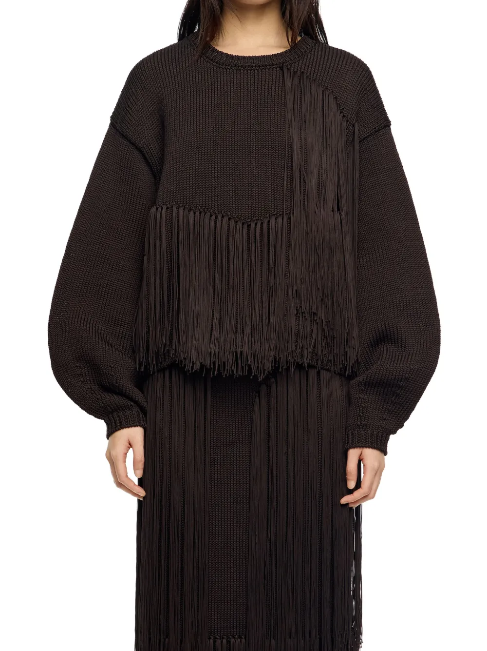 Bimba y Lola Trui met franje Bruin