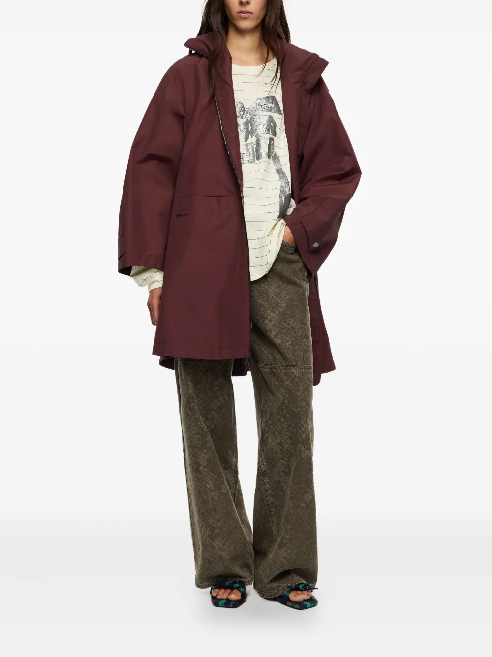 Bimba y Lola hooded raincoat | Trench Coats & Raincoats | Image 2