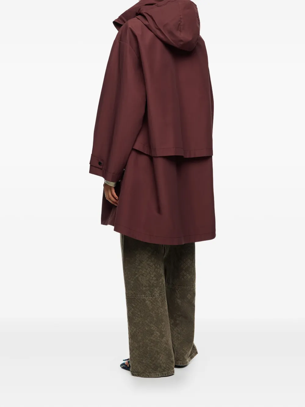 Bimba y Lola Regenjas met capuchon Rood