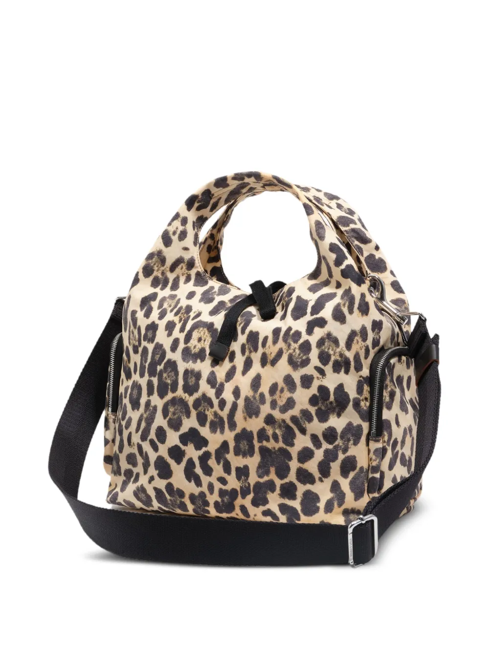 Bimba y Lola Shopper met luipaardprint Bruin