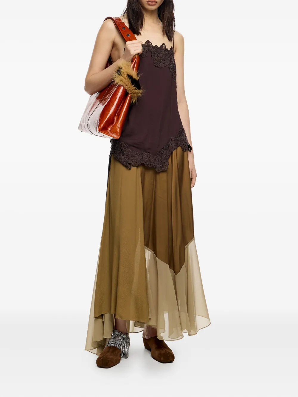 Bimba y Lola patchwork ruffled skirt | Asymmetric & Draped Skirts | Image 2