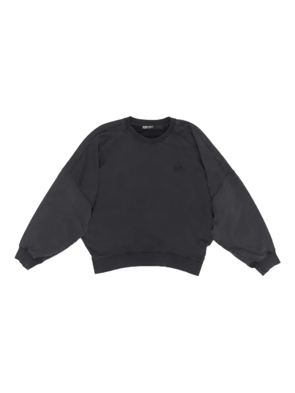 Bimba y Lola embroidered-logo Cotton Sweatshirt Black