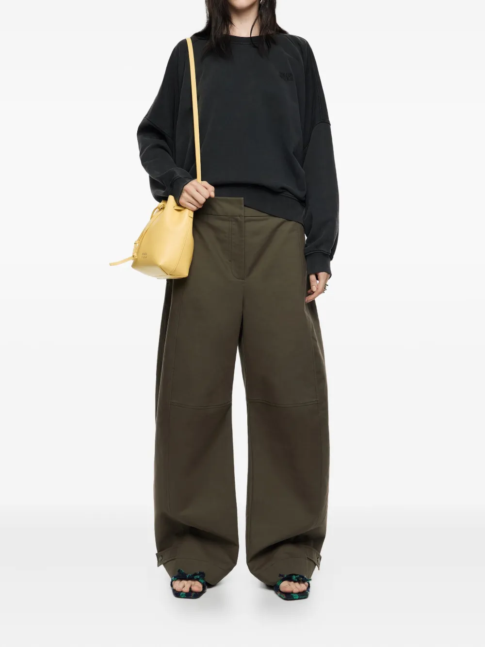Bimba y Lola embroidered-logo cotton sweatshirt | Sweaters | Image 2