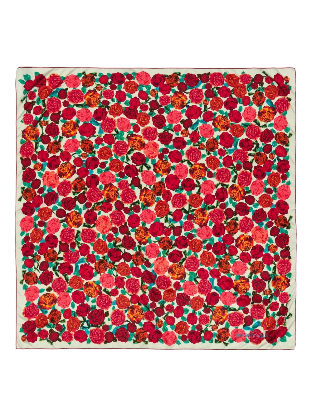 Bimba Y Lola Rose-print Scarf In Multi