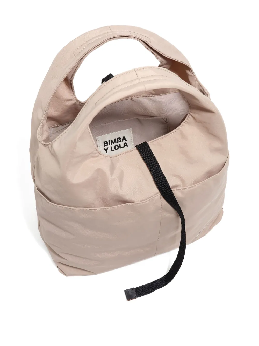 Bimba Y Lola Paper Tote Bag In Neutral
