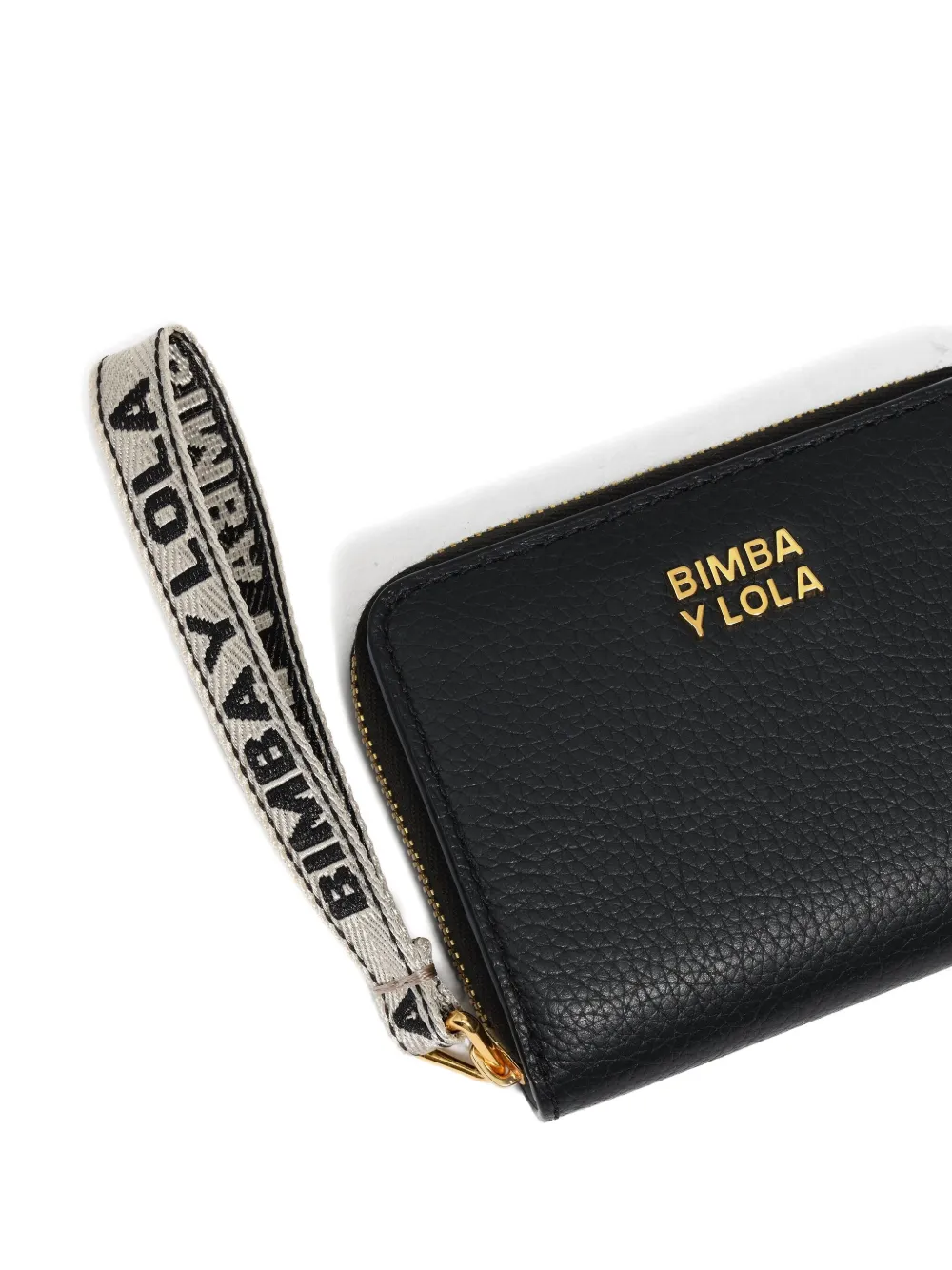 Bimba Y Lola Zip-around Leather Wallet In Burgundy