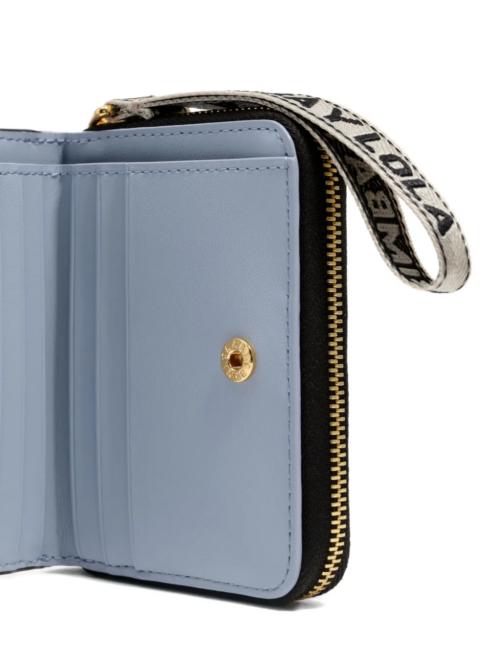 Bimba Y Lola Zip-around Leather Wallet In Burgundy