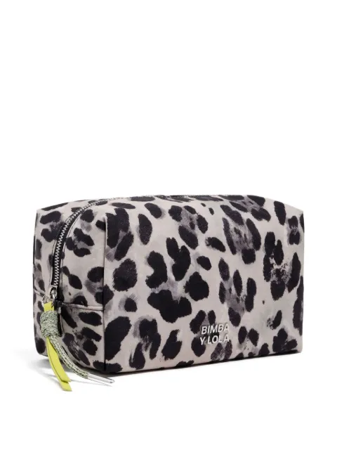 Bimba y Lola cosmetiquera con estampado de leopardo