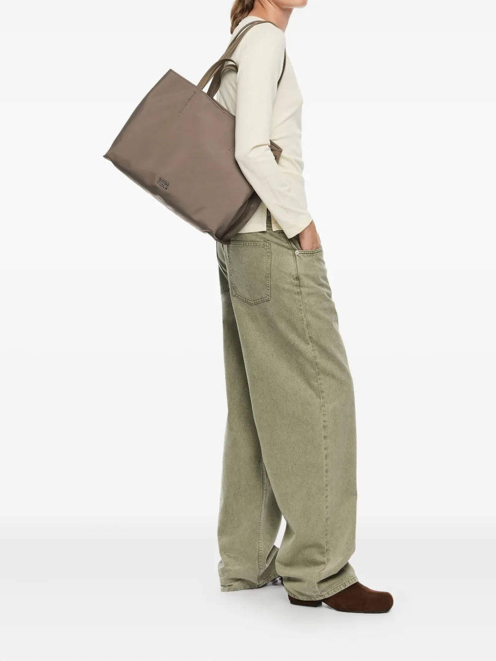 Bimba y Lola large Chihuahua zip-top tote bag - Bruin