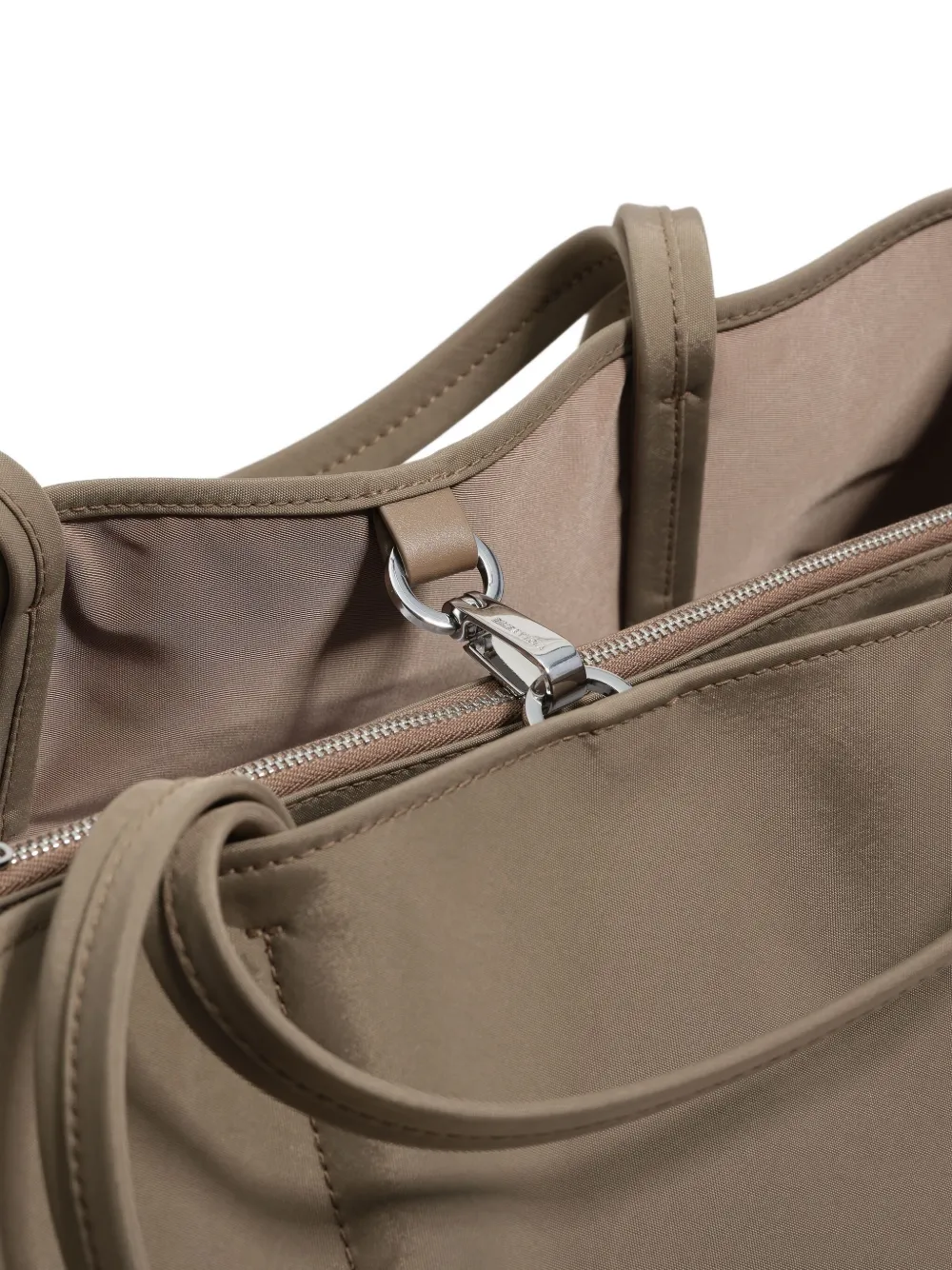 Bimba Y Lola Large Chihuahua Zip-top Tote Bag In Burgundy
