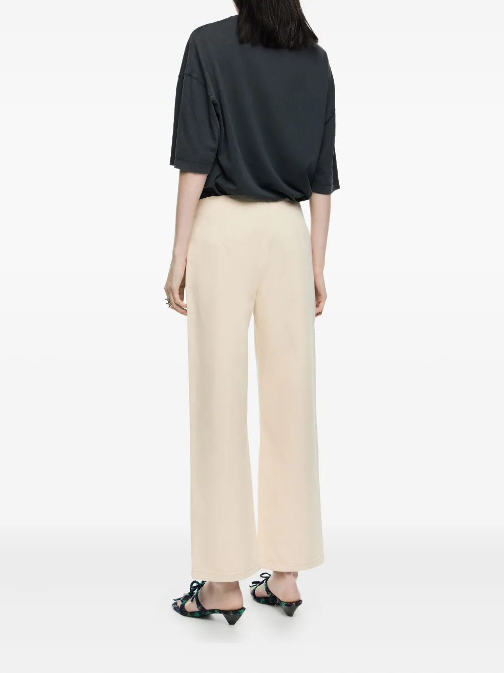 Bimba y Lola Broek met zak aan de voorkant Beige