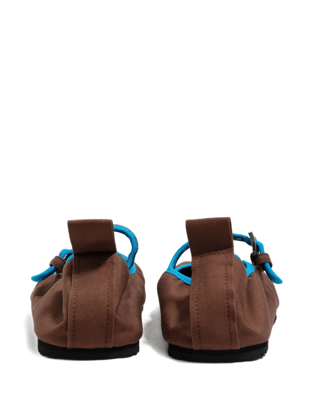 Bimba y Lola buckle-strap ballet flats Brown