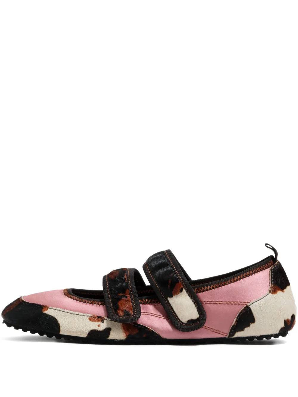 Bimba Y Lola Double-strap Sneakerinas In Animal Print