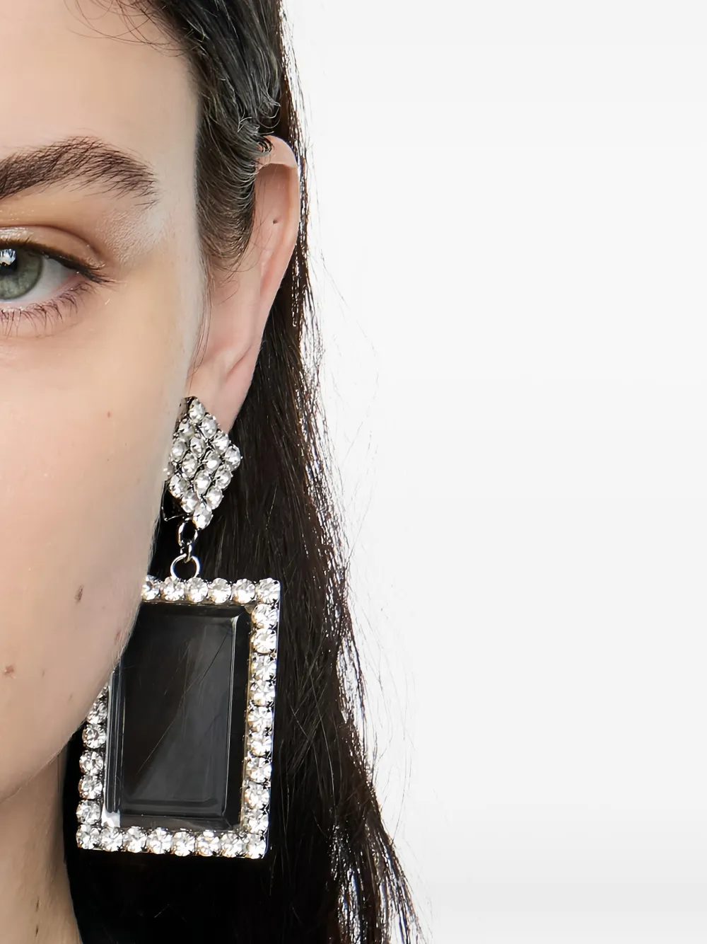 Bimba Y Lola Crystal-embellished Earrings In Metallic