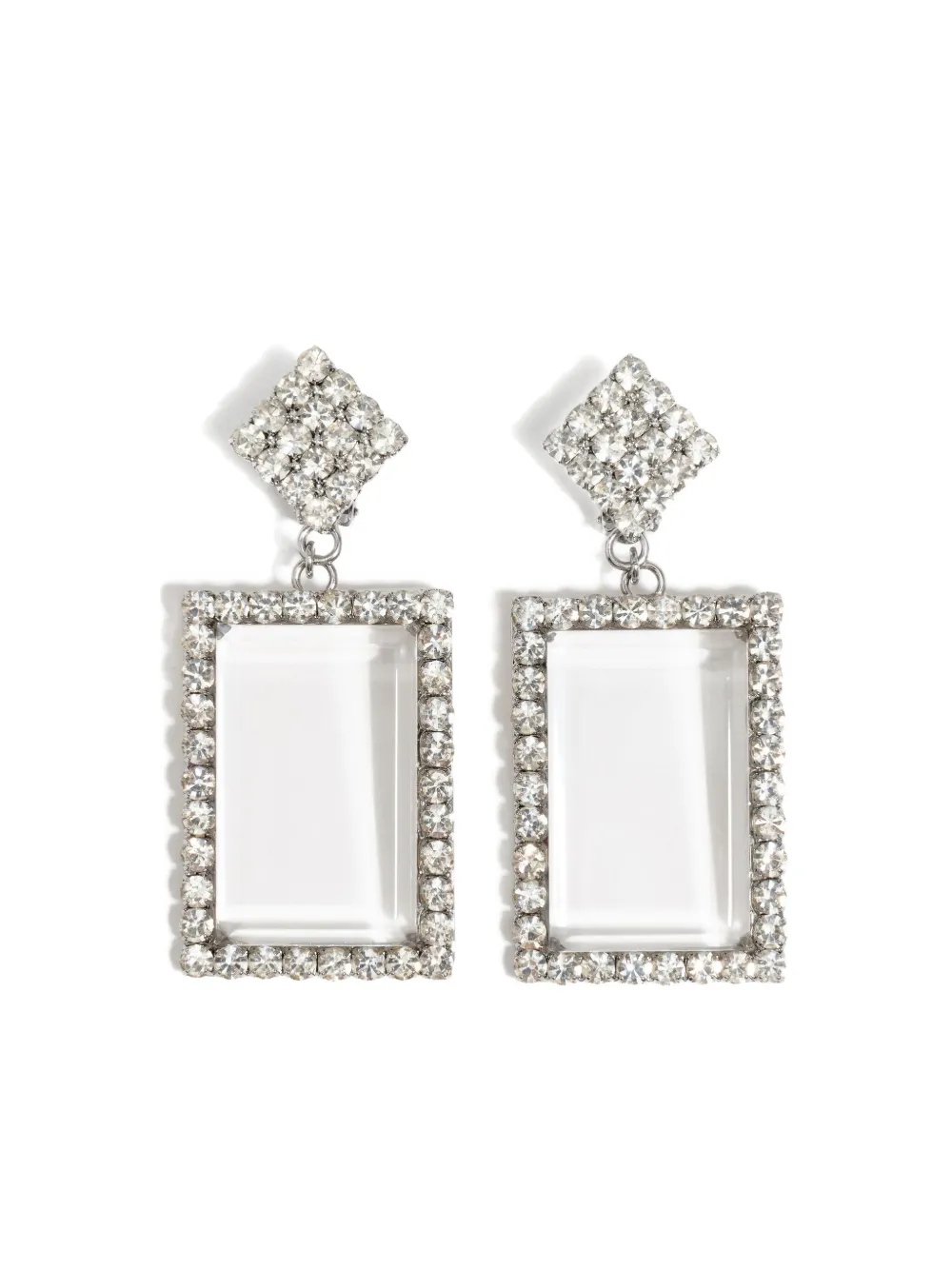 Bimba y Lola クリスタル ピアス - シルバートーン Bimba y Lola クリスタル ピアス - シルバートーン