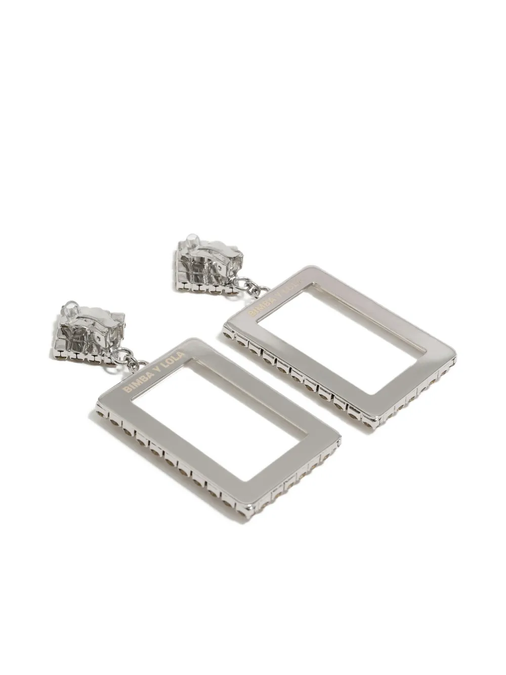 Bimba Y Lola Crystal-embellished Earrings In Metallic