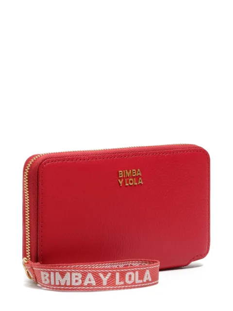 Bimba y Lola zip-around leather wallet