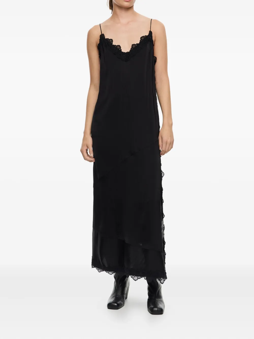 Bimba y Lola lace-trimmed slip midi dress | Evening Dresses | Image 2