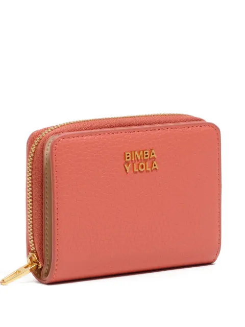 Bimba y Lola zip-around leather wallet