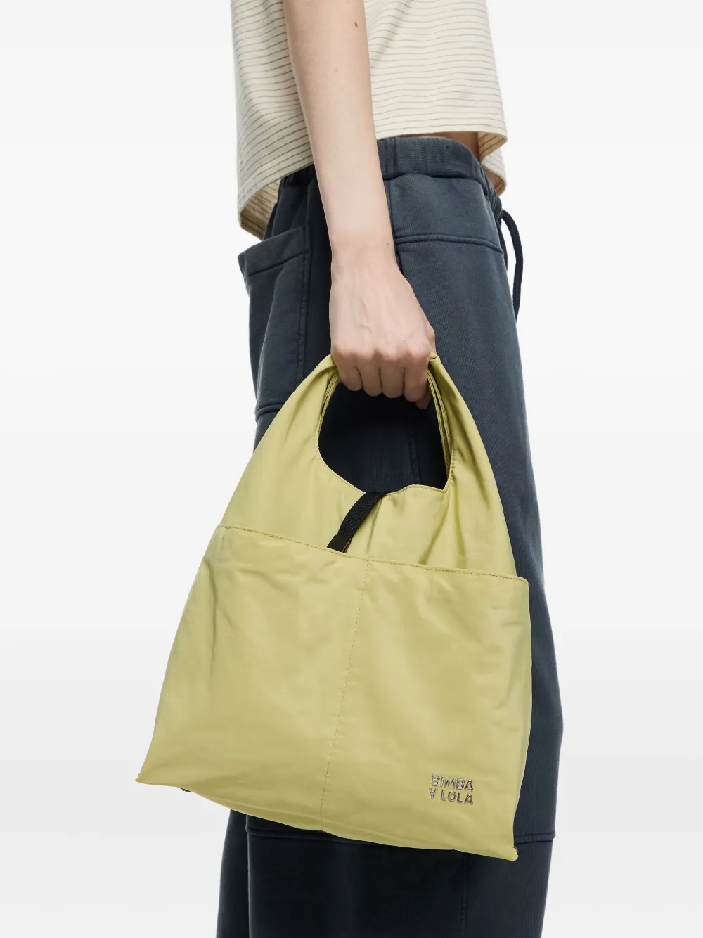 Bimba y Lola drawstring tote bag - Groen