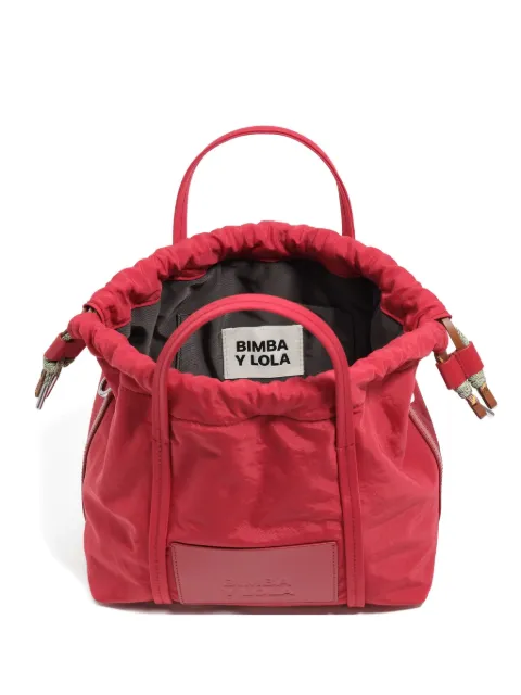 Bimba y Lola tote con cordones y parche del logo