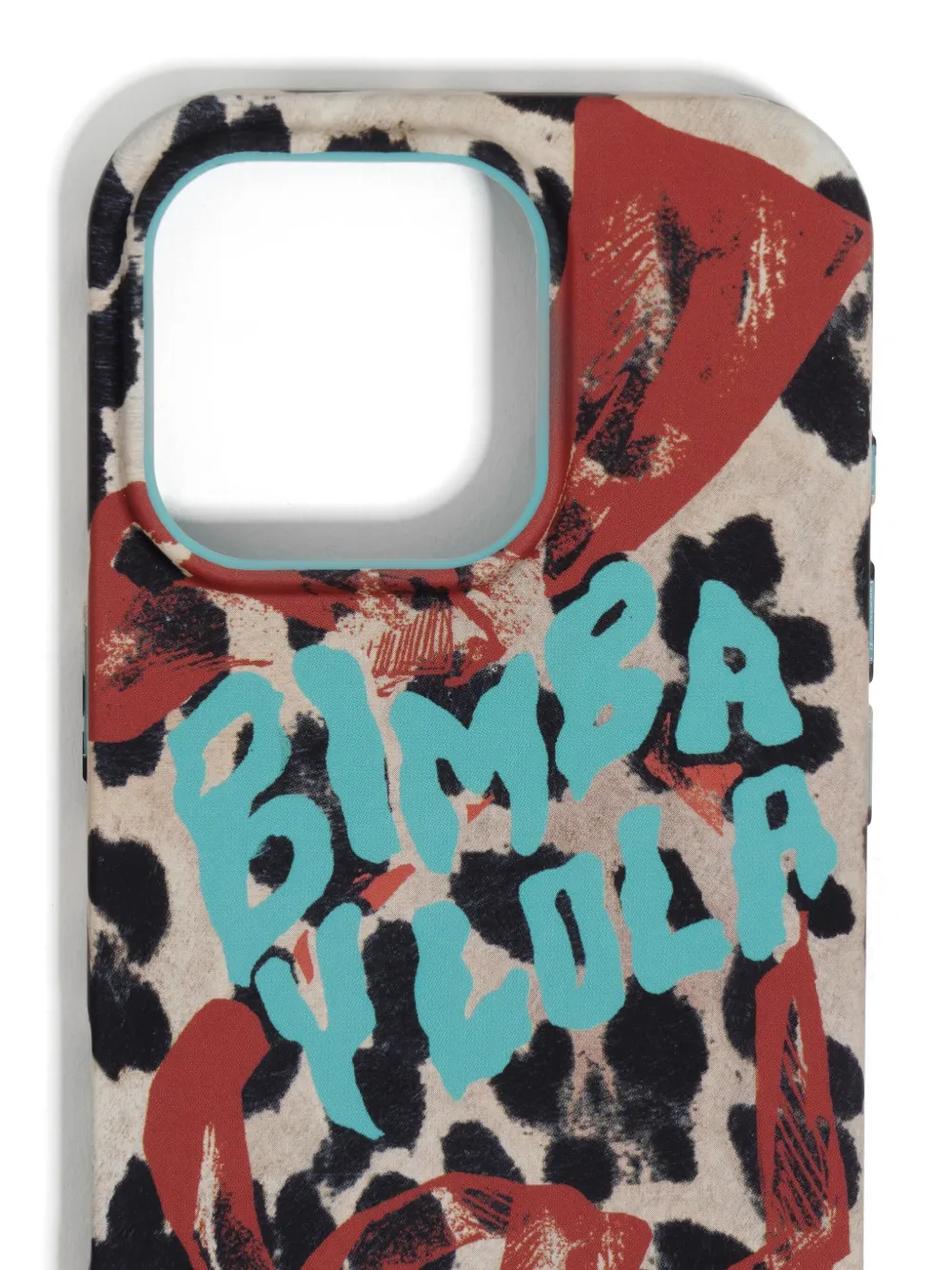 Bimba y Lola iPhone 15 Pro hoesje met luipaardprint Beige