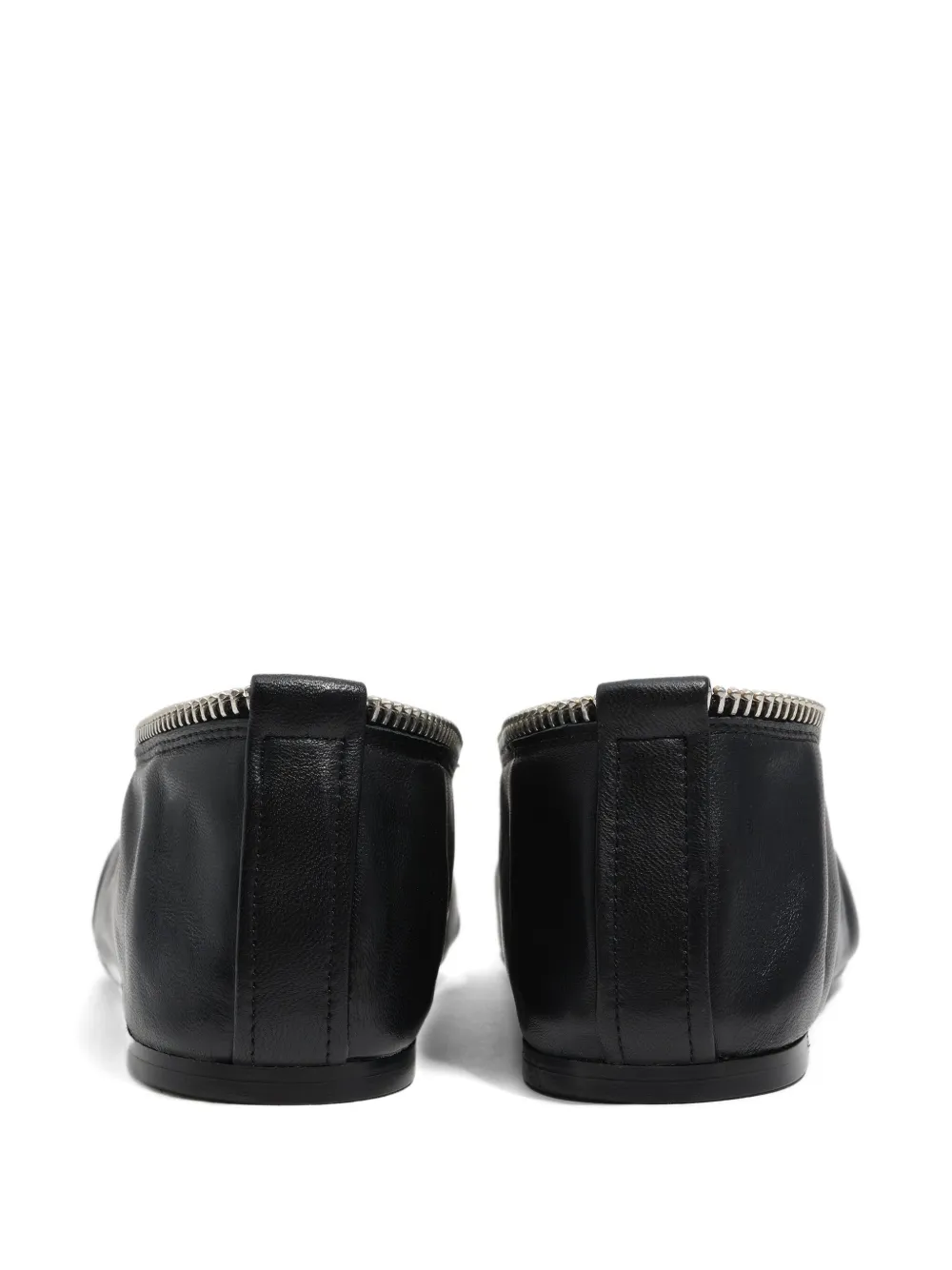 Bimba y Lola pointed-toe flat pumps Black