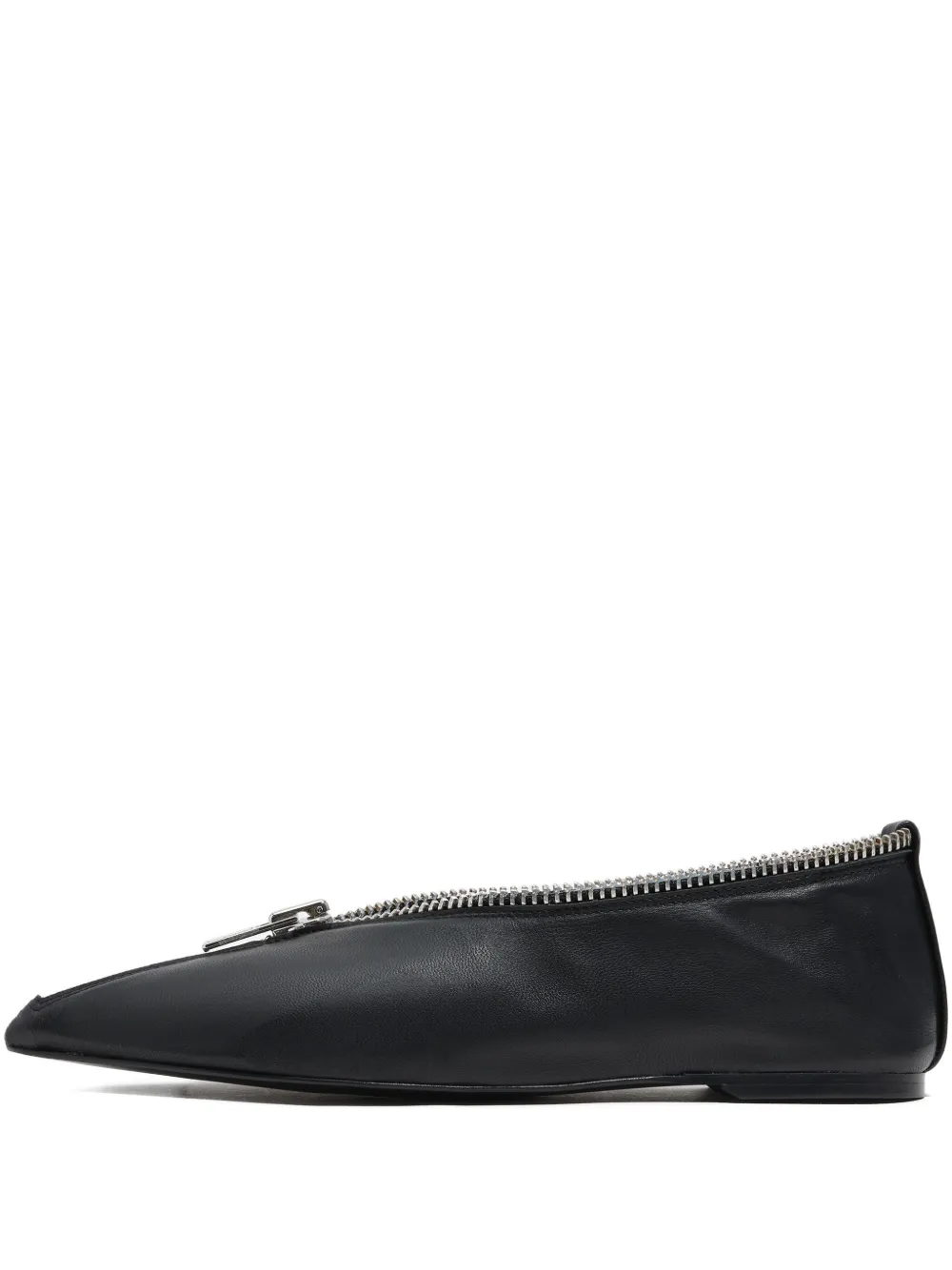 Bimba Y Lola Pointed-toe Flat Pumps In Black