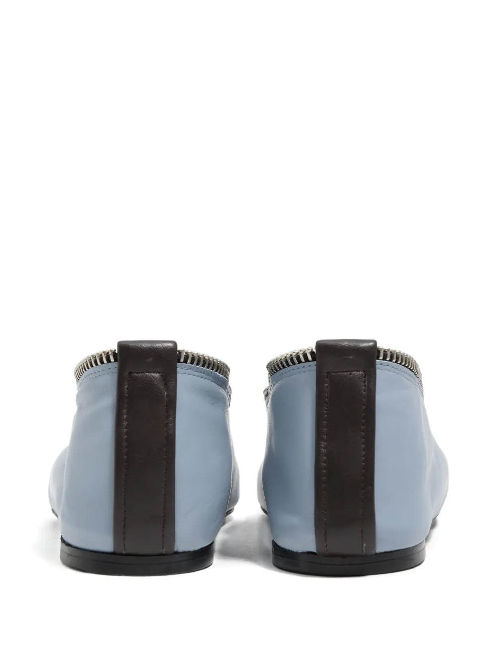 Bimba Y Lola Pointed-toe Flat Pumps In Blue