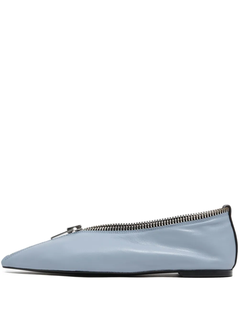 Bimba Y Lola Pointed-toe Flat Pumps In Blue