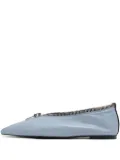 Bimba y Lola pointed-toe flat pumps - Blue