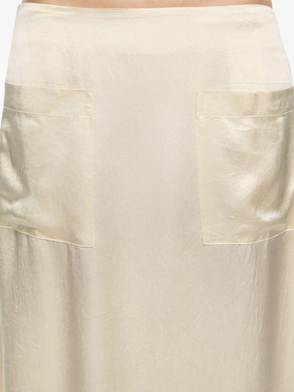 Bimba y Lola Rok met afwerking van kant Beige