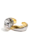 Bimba y Lola crystal-embellished ear cuff - Silver